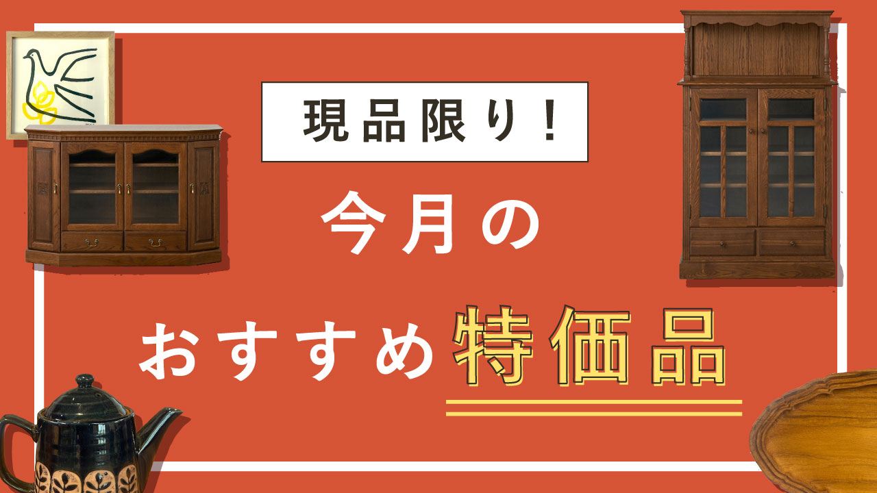 今月の特別価格品